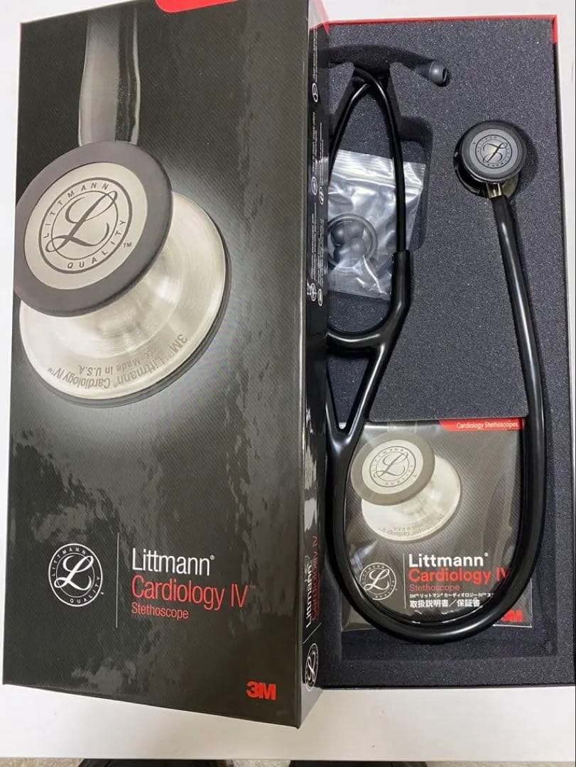 聴診器/リットマン/カーディオロジーⅣブラックエディション/6200