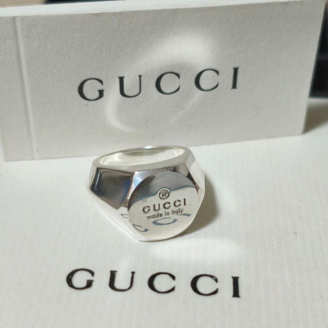 GUCCI グッチ ヘキサゴン 印台 リング 8号 - メルカリ