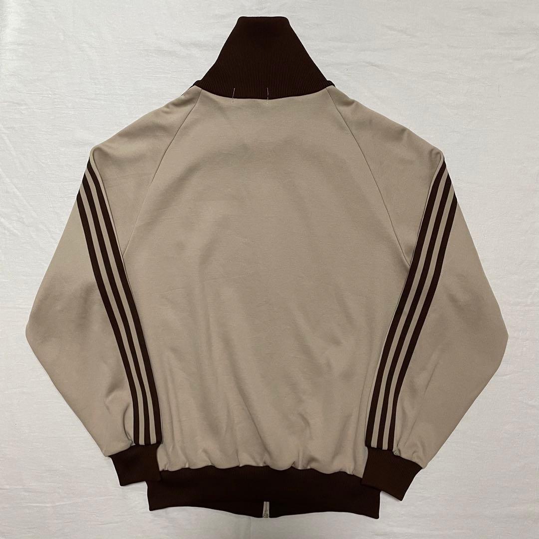 80s old adidas デサント製 トラックジャケット ベージュ ブラウン