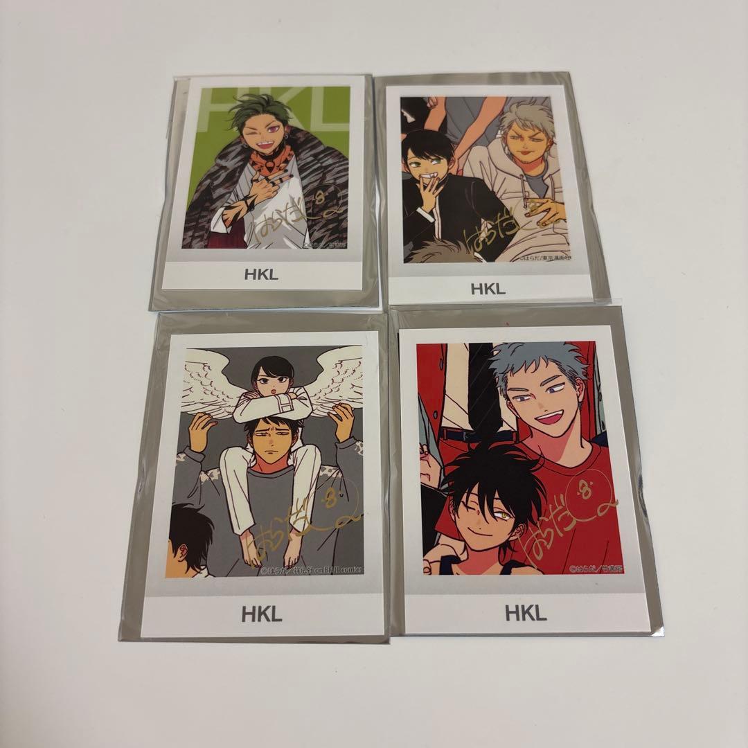 はらだ個展 ハッピークソライフ ランダム チェキ デジタルサイン 4枚