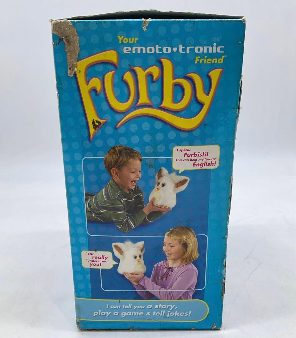 ハ*郎様 ☆未開封品☆ ファービー2 白 ベージュ 英語版 ブルーアイ 青