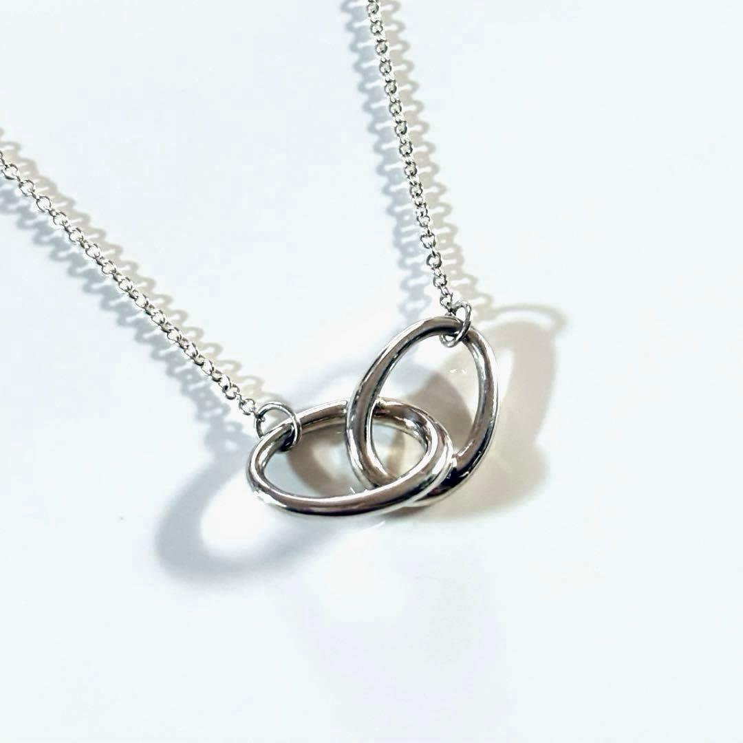 ティファニー TIFFANY ダブルループ ネックレス シルバー - メルカリ