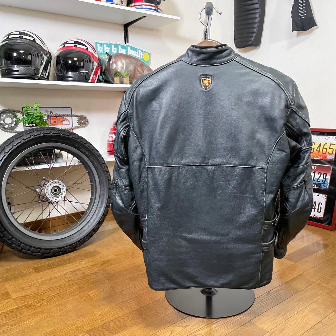 希少廃盤モデル☆HYOD ヒョウドウ レザージャケット ネイビー/L - メルカリ