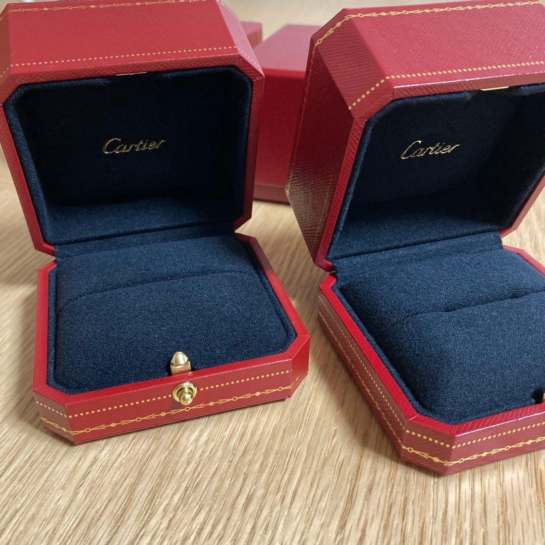 新品】Cartier 指輪入れ 赤いジュエリーボックス 小物入れ スエード