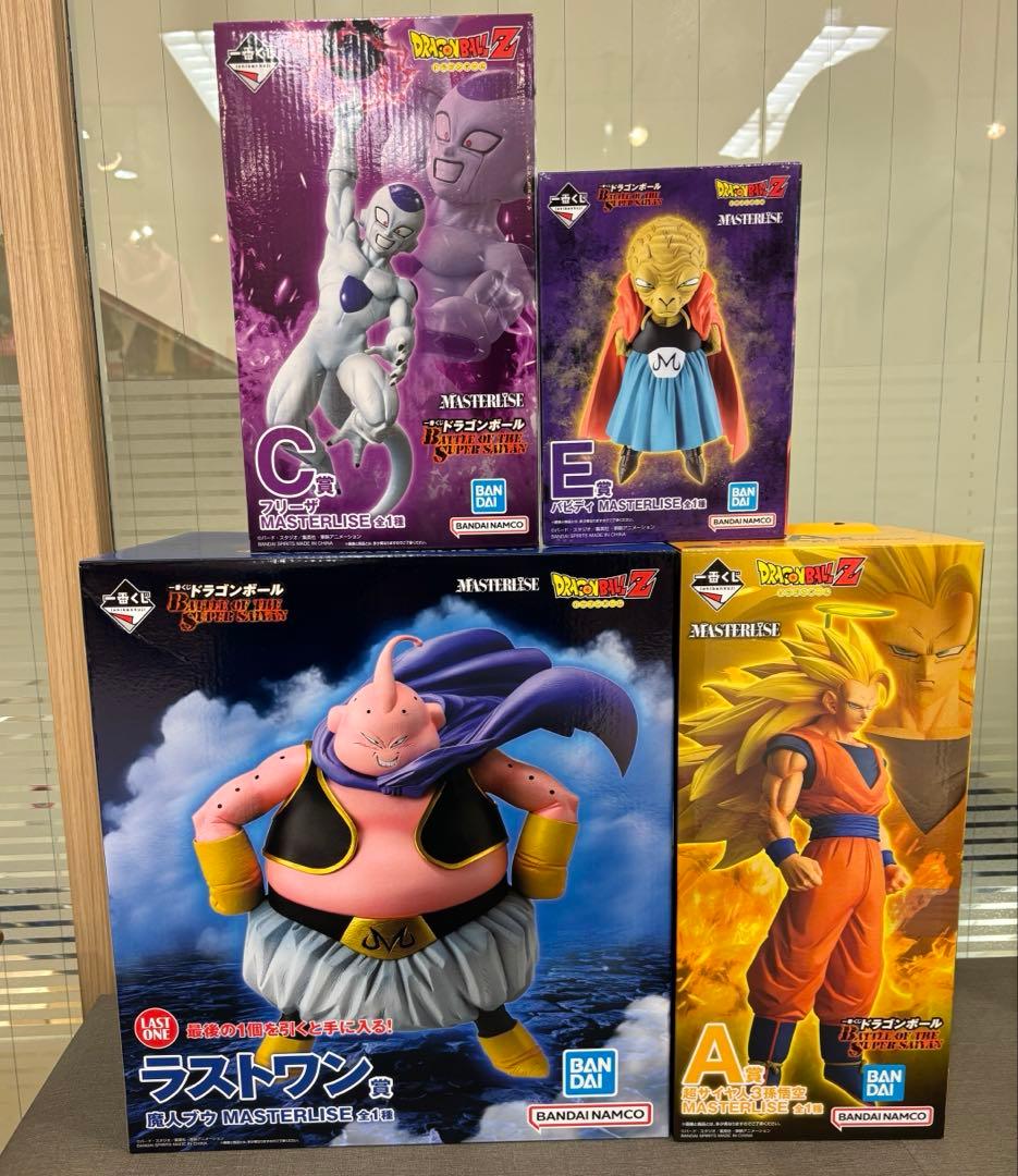 ドラゴンボール　一番くじ　フィギュア　4点セット