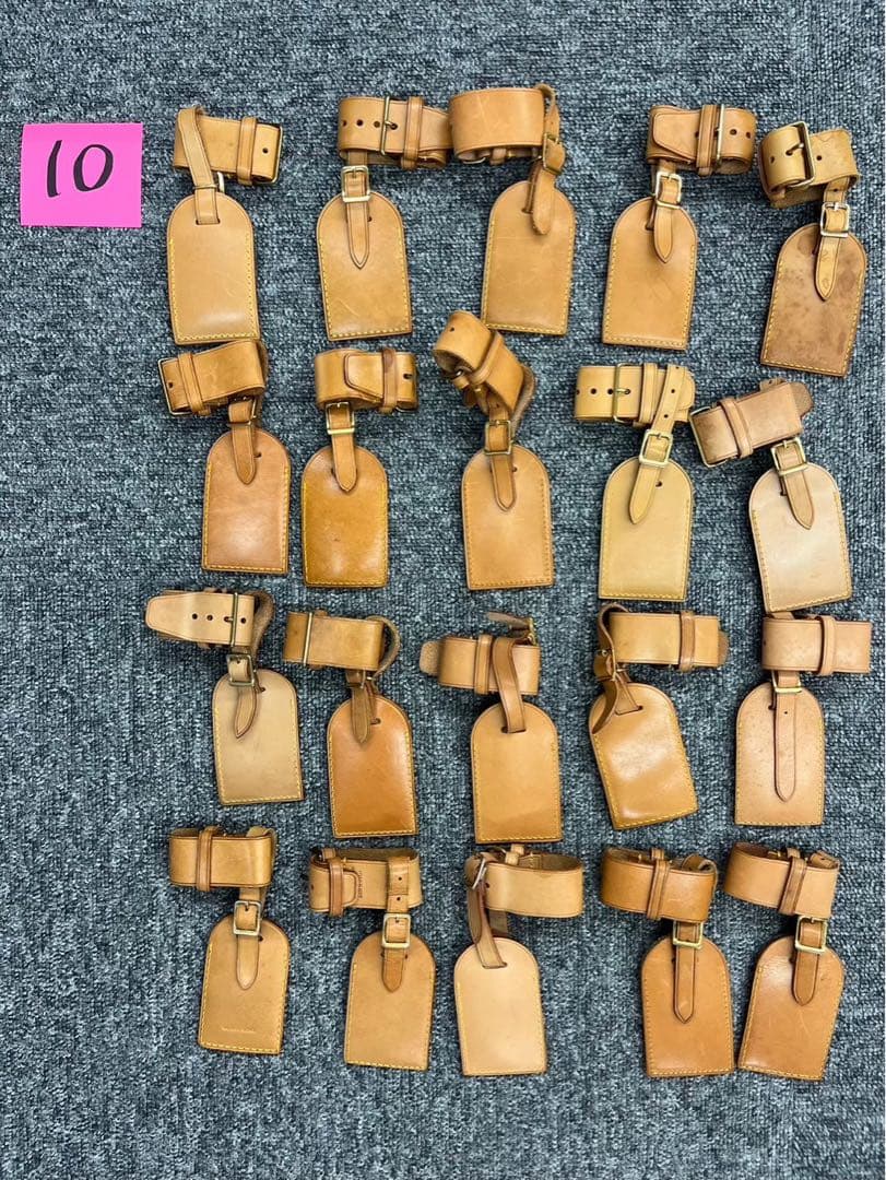 ルイヴィトン　タグセット　ネームタグ　ポワニエ 20セット ルイヴィトンネームタグポワニエセット20個セット