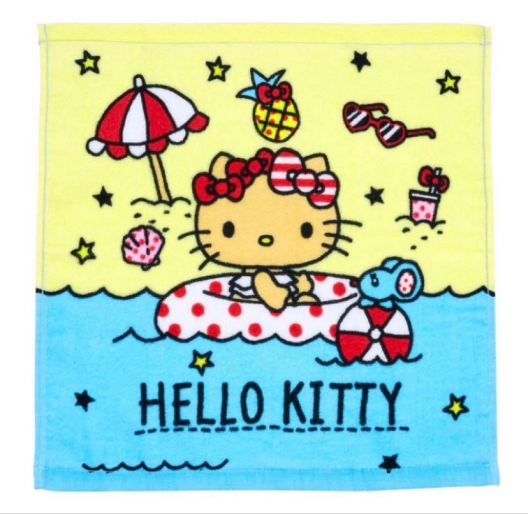 ハローキティ 日焼けキティ ギャルキティ サンリオ タオル ハンド