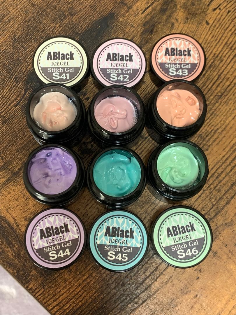 Ablack icegel アイスジェル　ステッチアート　アイシングステッチ