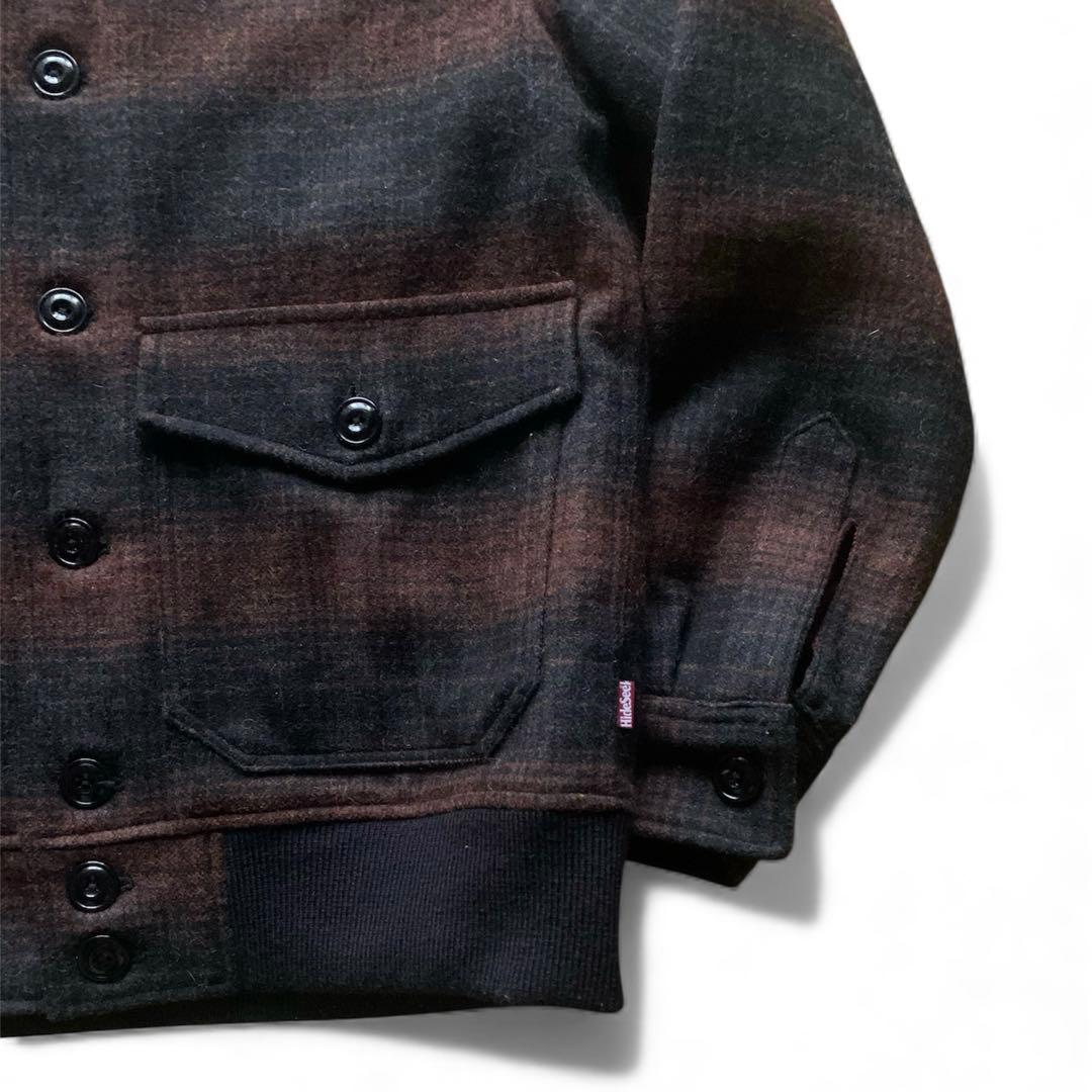 HIDEANDSEEKWool Check Buruzon 【USED】 - メルカリ