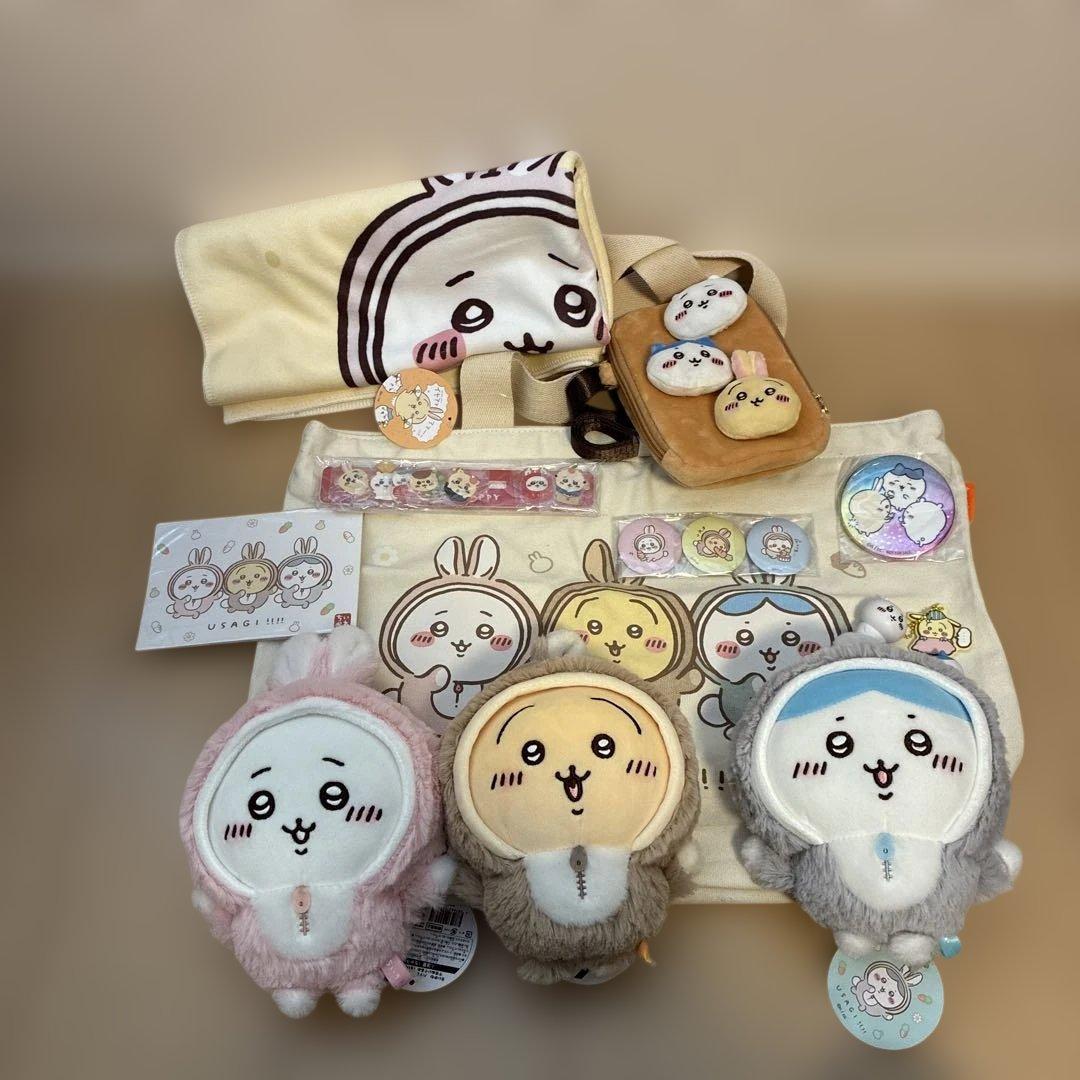 ちいかわ　2023ハッピーバッグ　うさぎ　おまけ付き　缶バッチ ちいかわ ハッピーバッグ2023（卯年）缶バッジセット（3個）ちいかわ