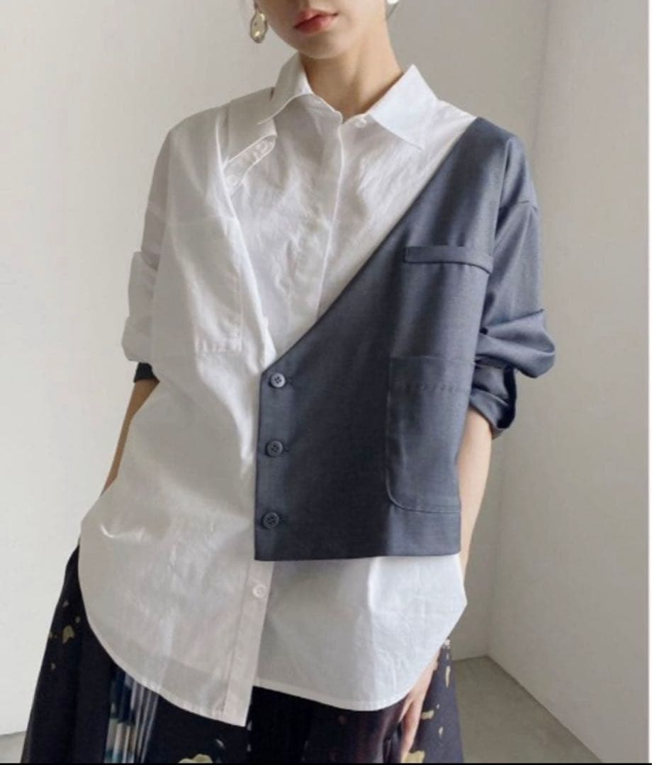 アメリAMERI VintageJACKET DOCKING SHIRT シャツ