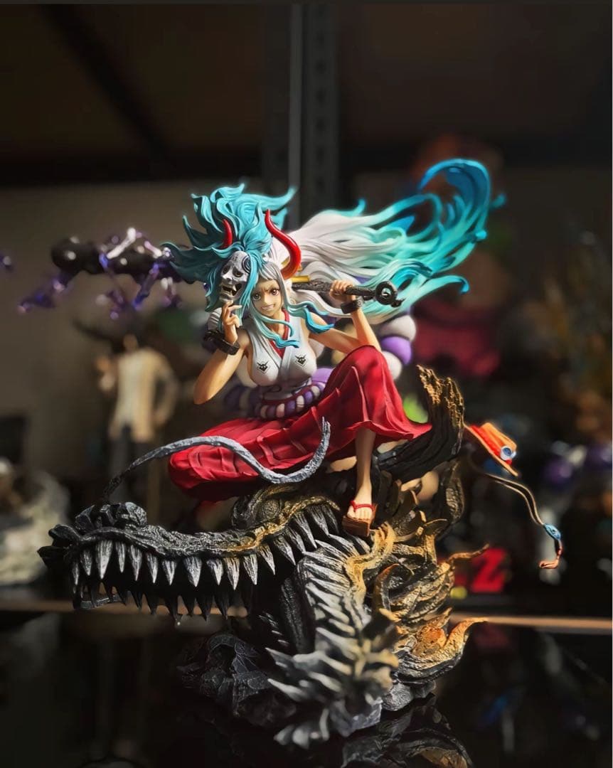 ワンピース ヤマト(大和) ガレージキット フィギュア1/8サイズ - メルカリ