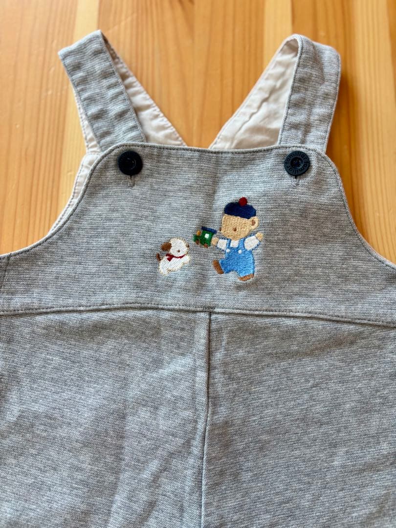 ファミリア familiar オーバーオール 80 こども キッズ - メルカリ