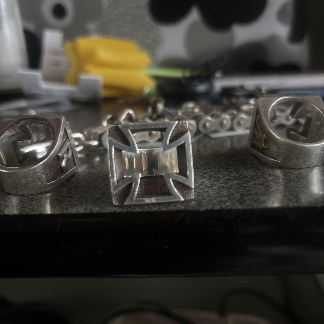 ウィアード　アイアンクロスリング20号 WR-005 /「CROSS - RING / SILVER」クロスリング