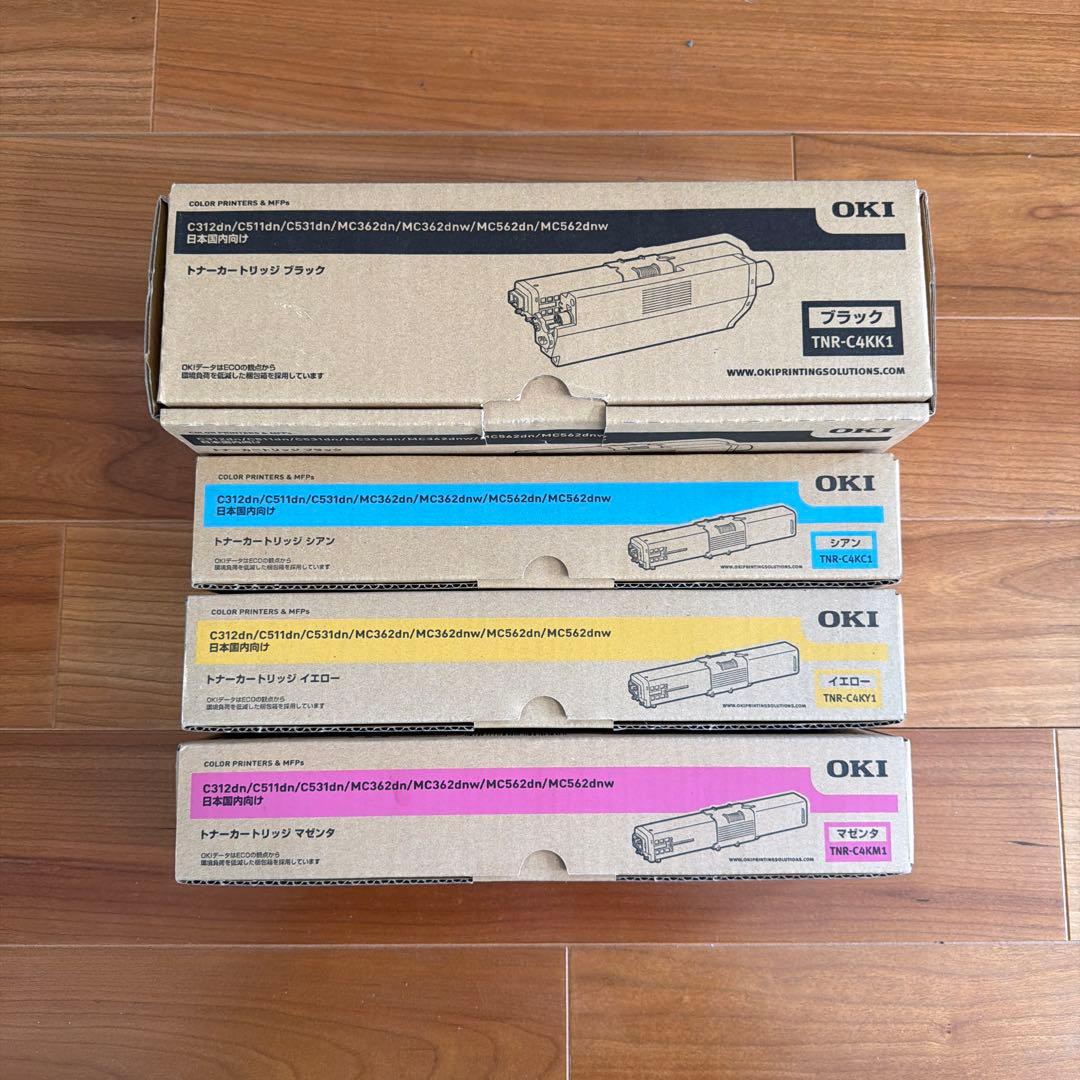 OKI トナーカートリッジセット TNR-C4KK1