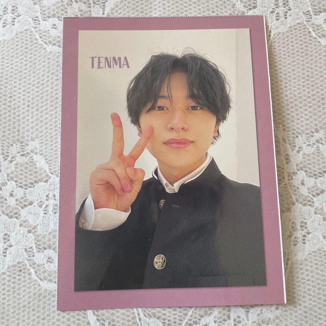 ジャニーズJr. 関翔馬 学生証 厚紙カード デタカ メッセージカード