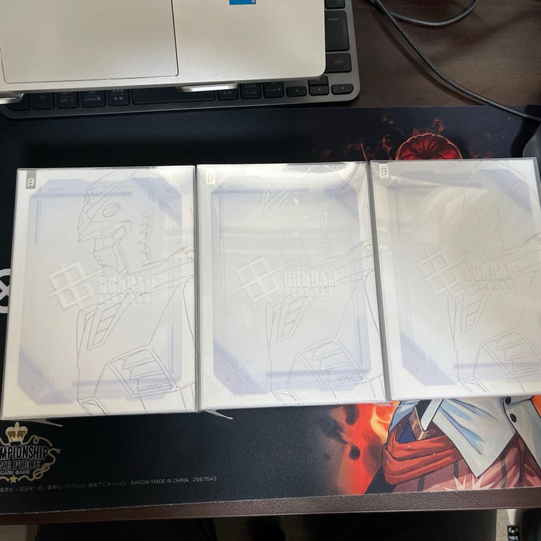 新品未開封 シュリンク付きガンダムカードゲームリミテッドBOX Ver.β×3