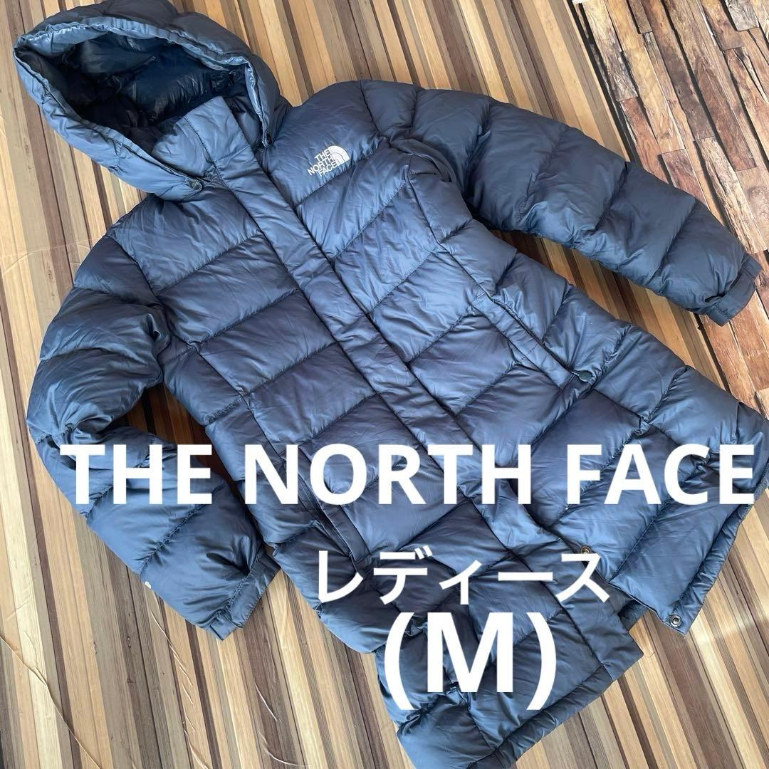 ノースフェイス 700FP ミディアム丈ダウンコート レディースM相当 ブルー