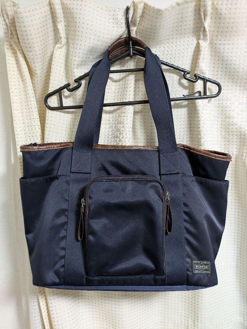 ポーター　PORTER ネイビー トートバッグ