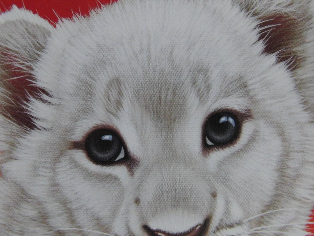 シム・シメール、【WHITE LION MOON】、希少な額装用画集より - メルカリ