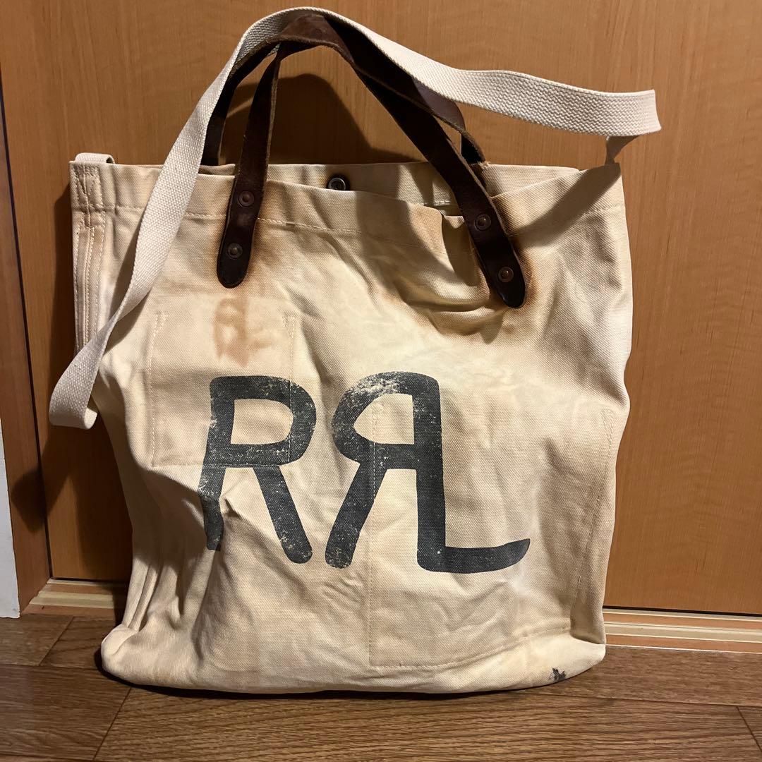 期間限定値下げRRLバッグ　2wayトートバッグ 楽天市場】RRL ダブルアールエル レザー ハンドル キャンバス 2WAY