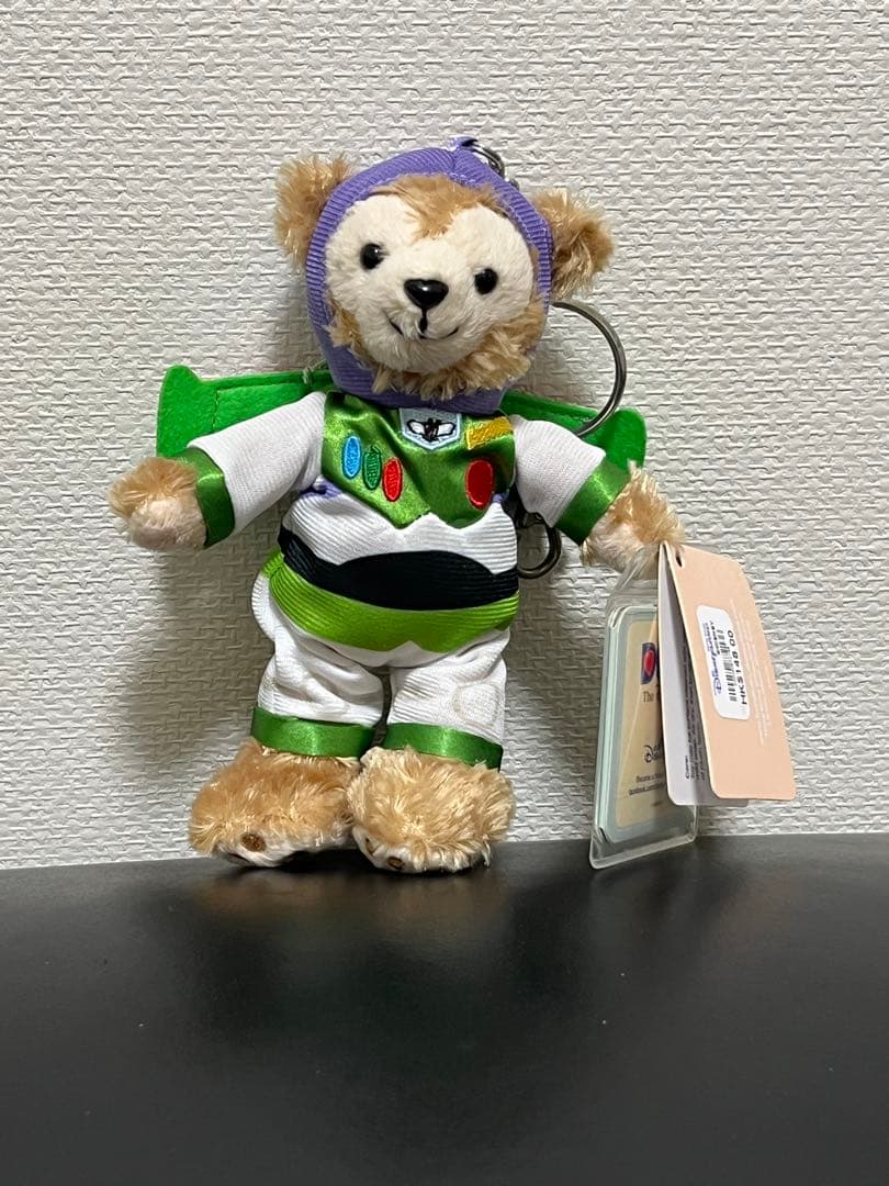 ダッフィー バズ・ライトイヤー 香港ディズニーランド ぬいぐるみキーチェーン ダッフィー キーホルダー キーチェーン ストラップ 香港