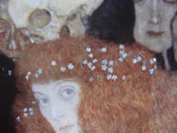 クリムト、希望Ⅰ、希少画集画、新品高級額、額装付、状態良好