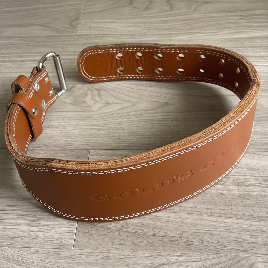 GOLDGYM ゴールドジム プロレザーベルト サイズS