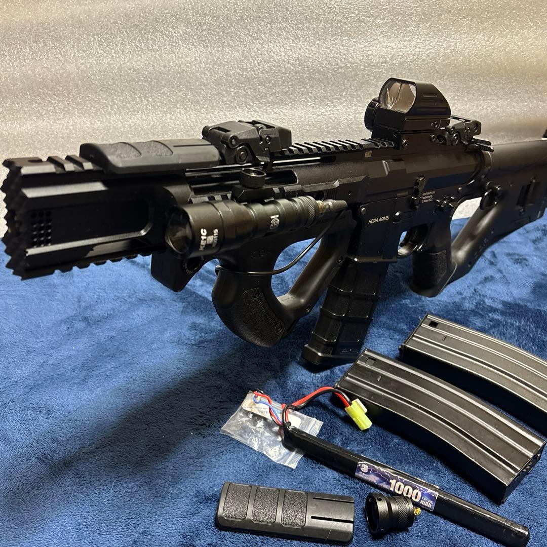 東京マルイ M45A1 BLACK LayLaxストライクレイルカスタム CQR