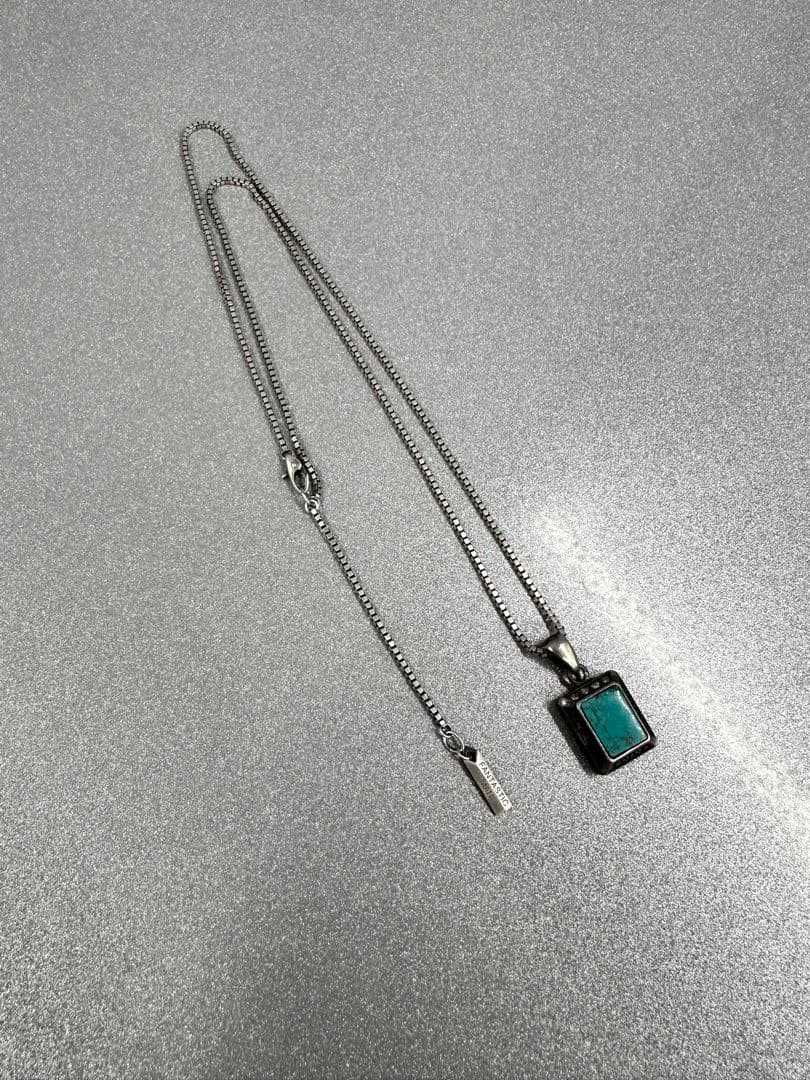 FANTASTIC MAN silverネックレス ベネチアンチェーンターコイズ