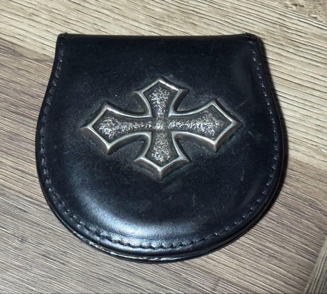 ビルウォールレザー　ケース　アイアンクロス　本革　シルバー　BWL