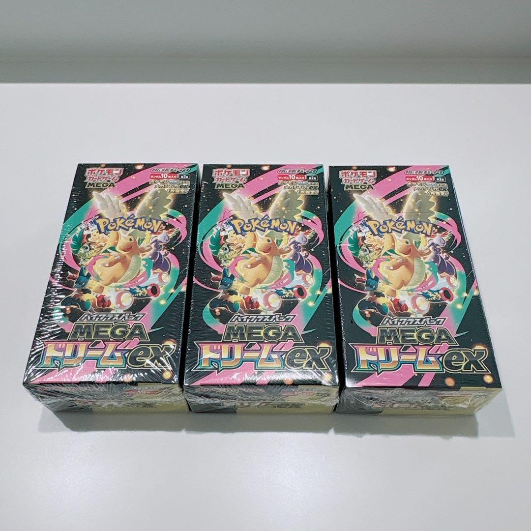 【シュリンク付3BOX】ポケモンカード MEGAドリームex 3BOX