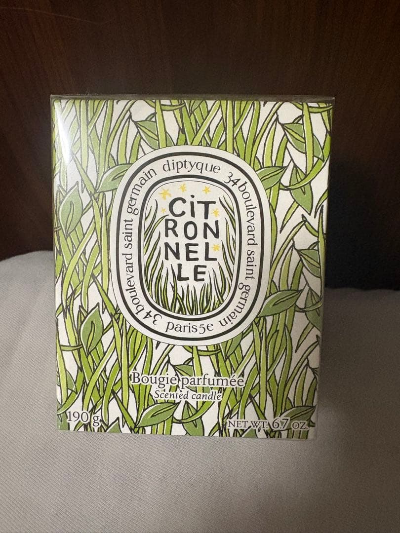 Diptyque Citronnelle 香り付きキャンドル 190g - メルカリ