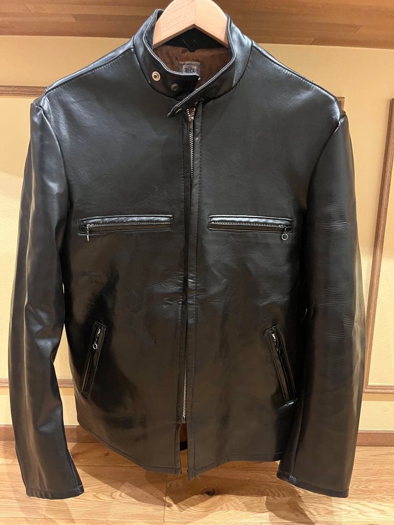 50s 60s BECK オリジナル シングル ライダース ビニールレザー