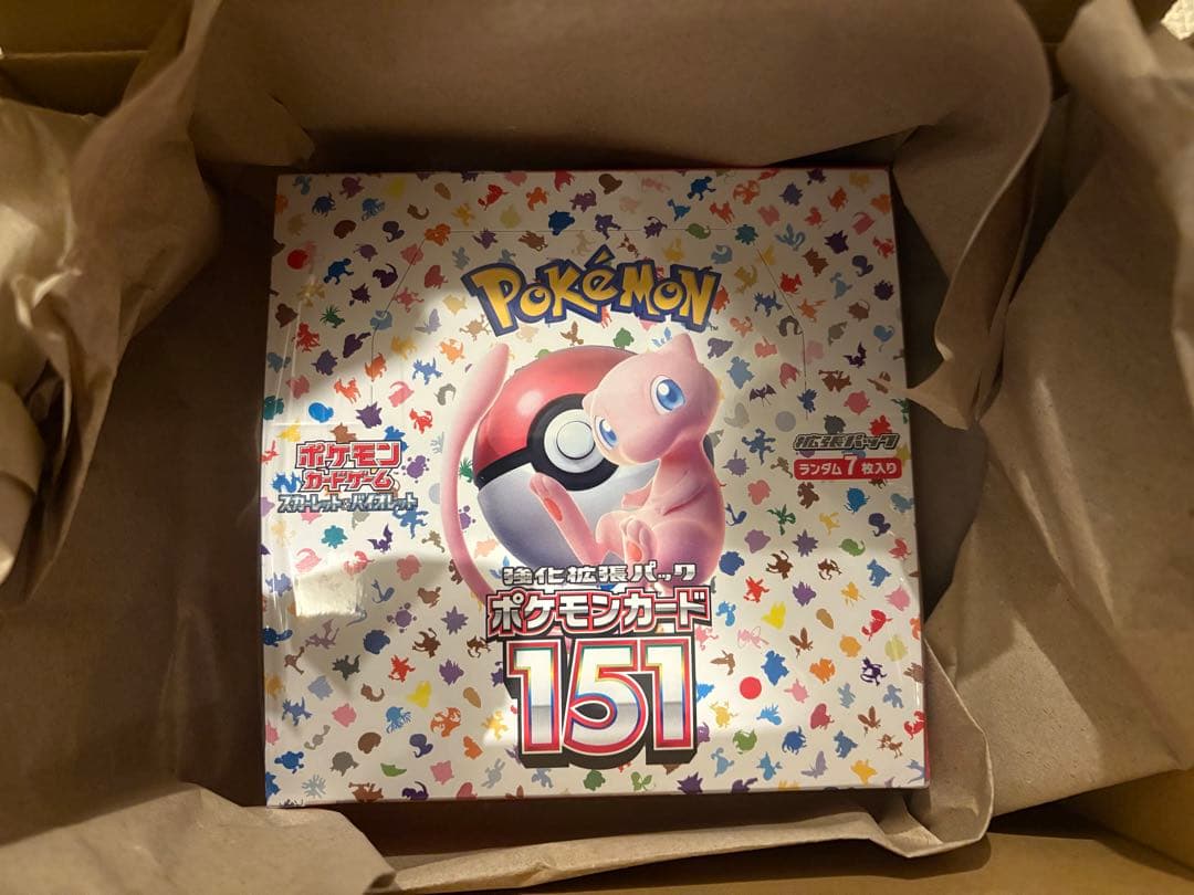 シュリンク付き ポケモンカードゲーム スカーレット&バイオレット 151 BOX