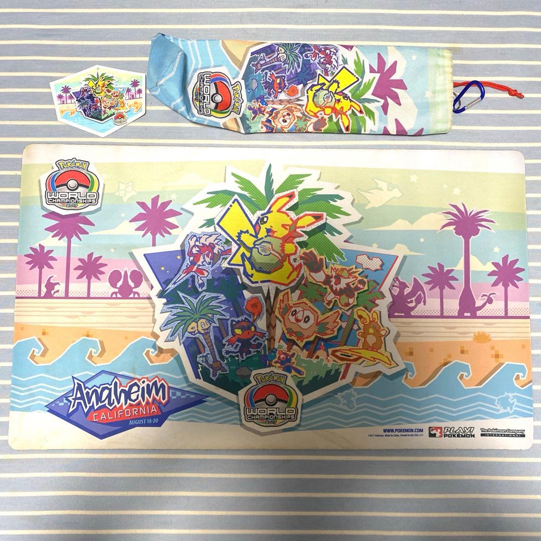 最終値下げ】ポケモンカード WCS 2017 アナハイム プレイマット 海外