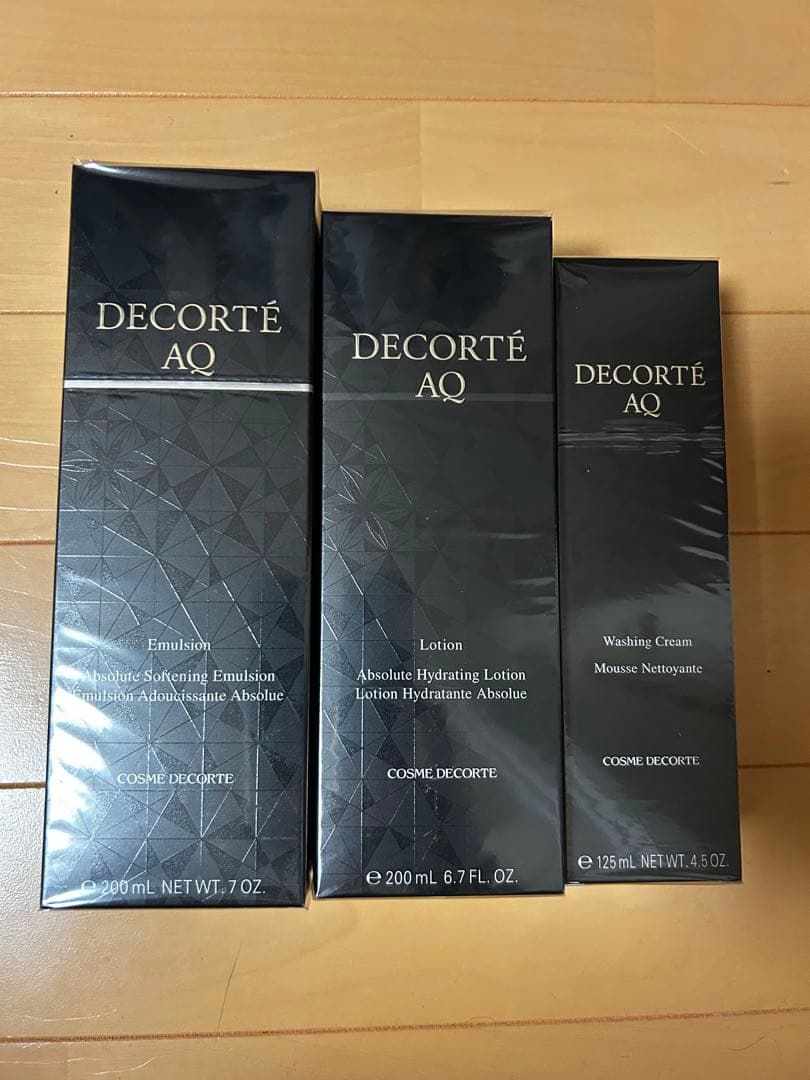 DECORTÉ AQ エマルジョン・ローション・洗顔クリーム ・導入乳液セット