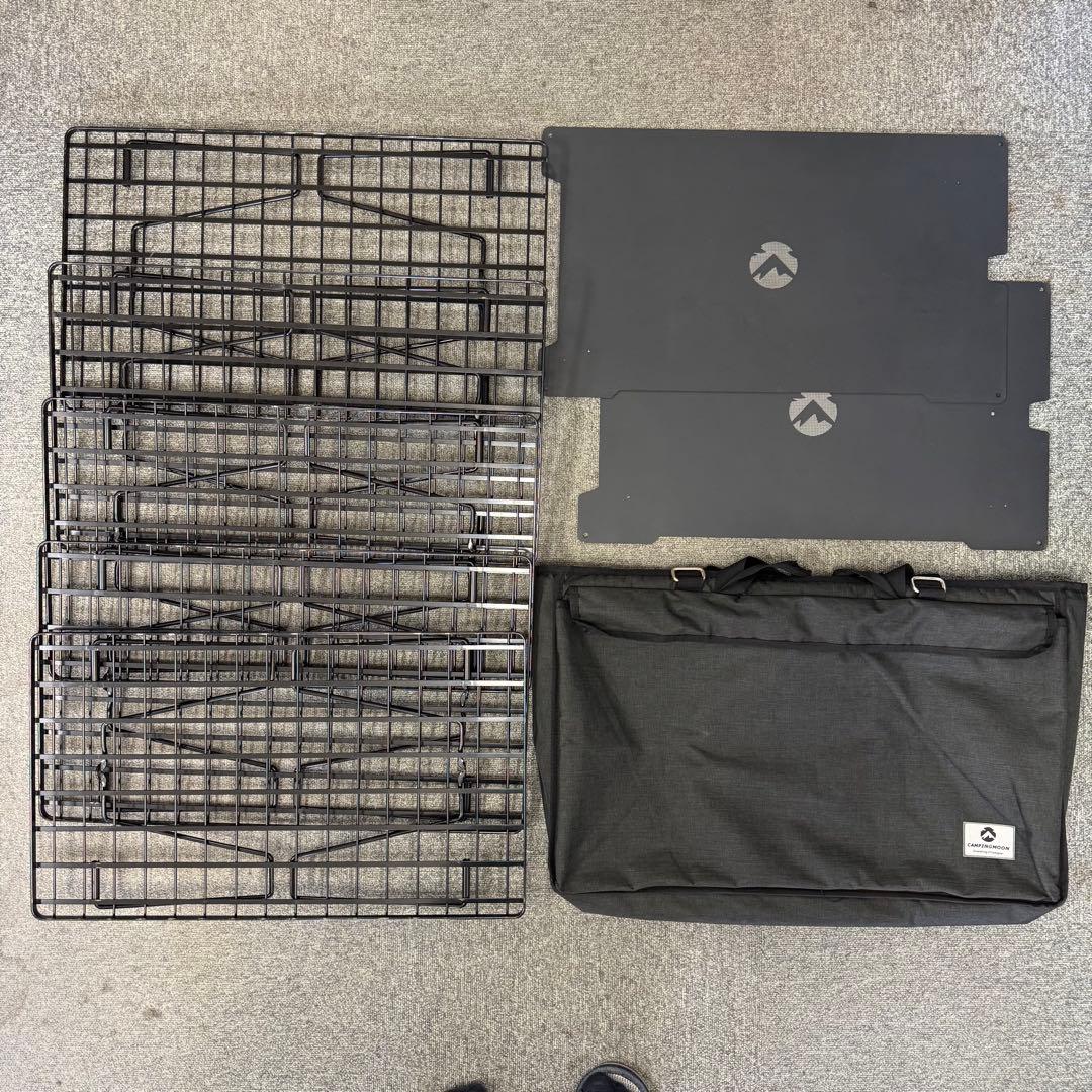 ユニフレーム フィールドラック 5個セット バッグ 天板ｘ２付き UF611562_img02_24-725x400.jpg