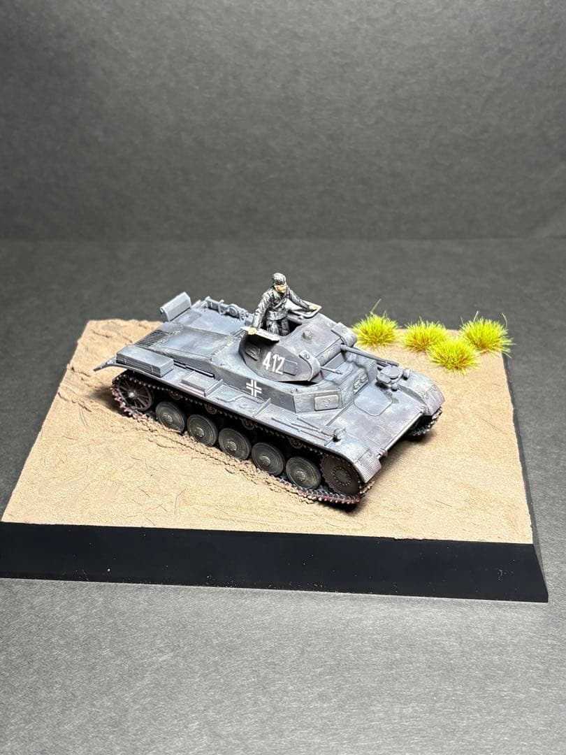 作品No27 ジオラマ1/48 ドイツ陸軍 II号戦車 フランス戦線 完成品 ドイツ II号戦車A～C型 (フランス戦線) (プラモデル) - ホビーサーチ