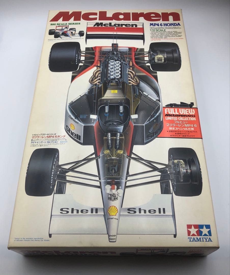 タミヤ マクラーレンMp4/6 HONDA1/12フルビュー限定