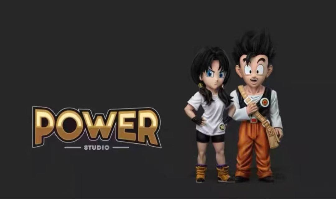 ドラゴンボール 孫悟飯 ビーデル ガレキ ガレージキット スタチュー X①