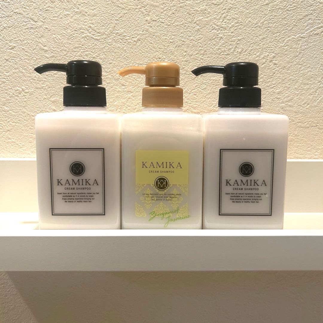 KAMIKA オールインワンクリームシャンプー　新品 400g 3本セット