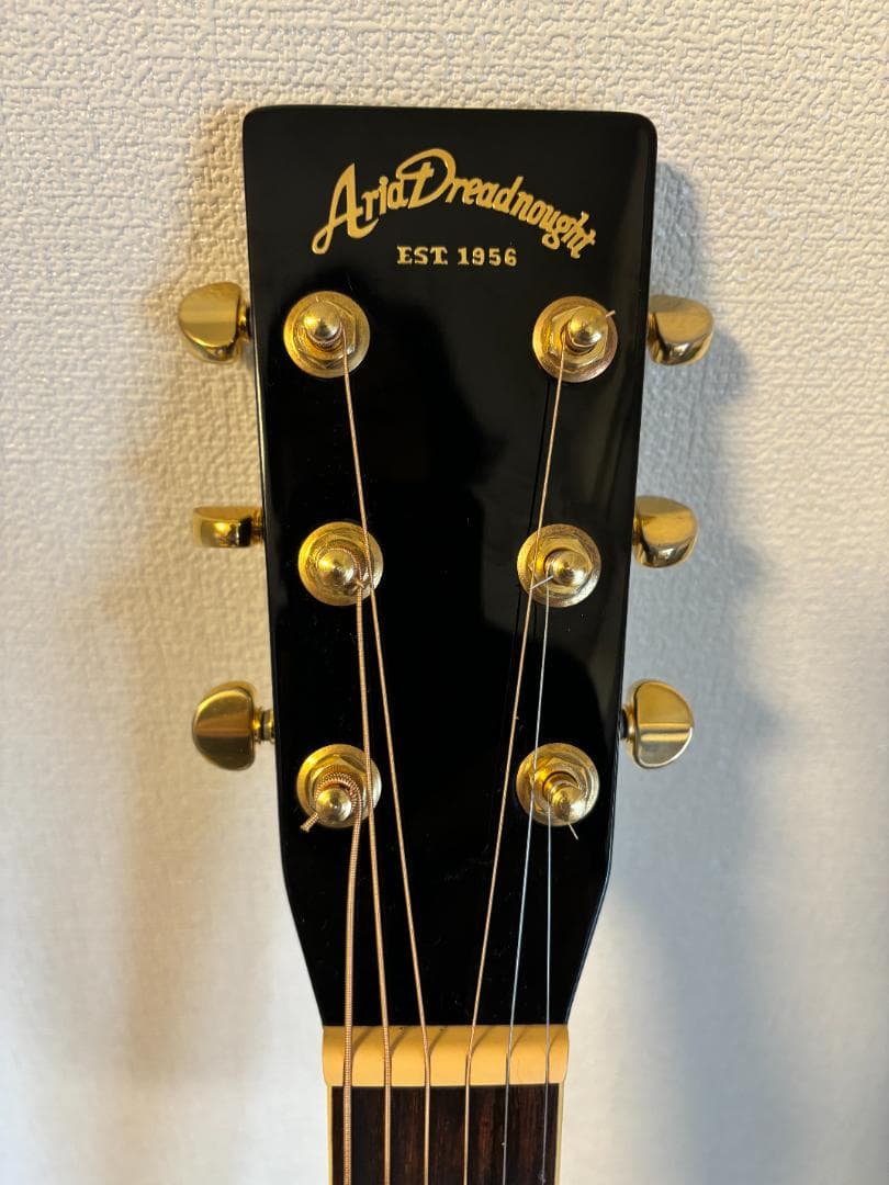 Aria Dreadnought AF-720BK ハードケース付き - メルカリ