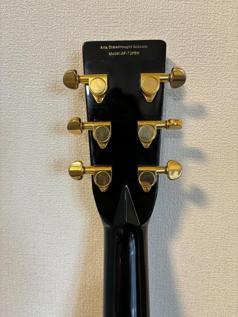 Aria Dreadnought AF-720BK ハードケース付き - メルカリ