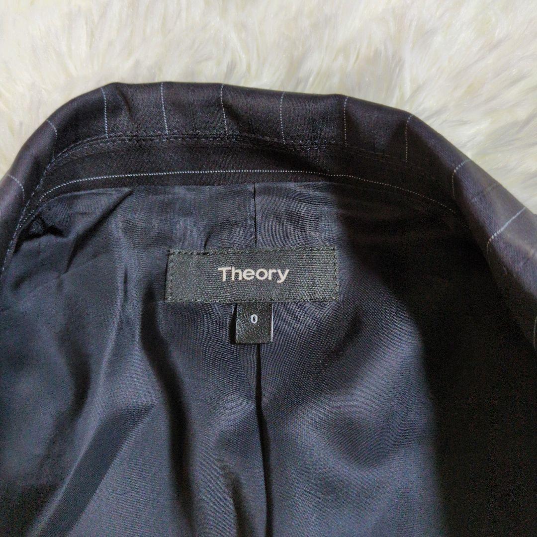 セオリー セットアップ スーツ パンツ ストライプ ブラック 現行 GABE