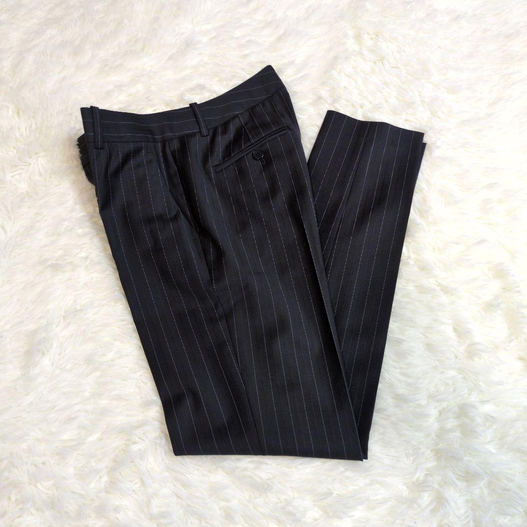 セオリー セットアップ スーツ パンツ ストライプ ブラック 現行 GABE