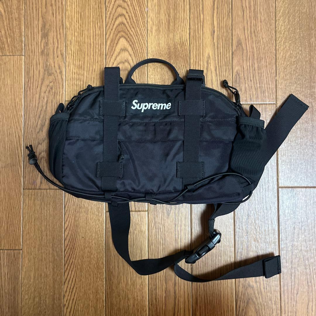 supreme シュプリーム 19fw waist bag black