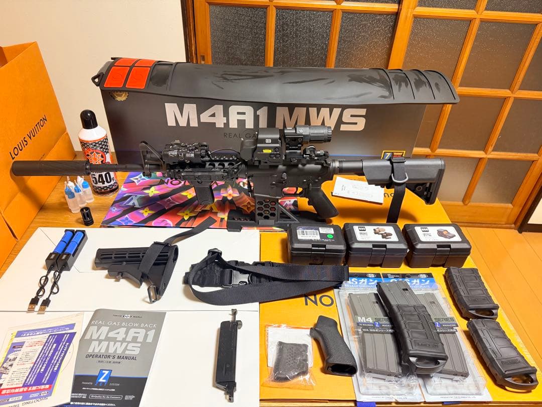【東京マルイ】M4A1 MWS フルセット 東京マルイ M4A1 MWS 18歳以上用 ガスブローバック ライフル | ガス