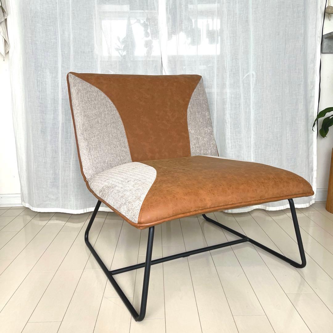 ★札幌引き取り限定★ 最終値下げ パーソナルチェア　一人がけ　椅子　キャメル