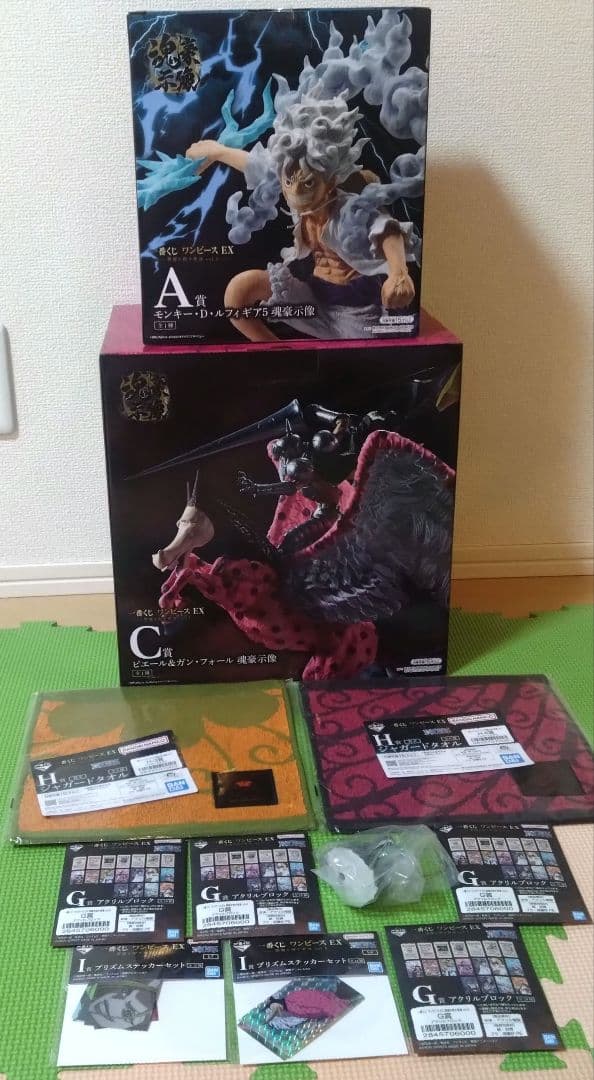 一番くじ　ワンピース　モンキー・D・ルフィ　ピエール＆ガン・フォール　フィギュア